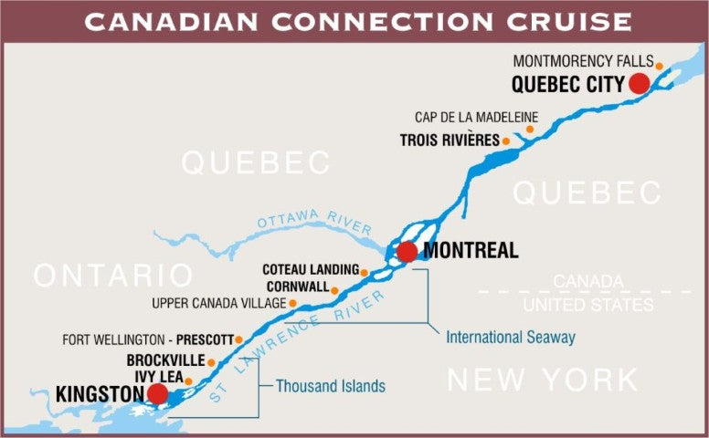 St. Lawrence Seaway Cruise | August 28 - September 6 | Activity Level 2