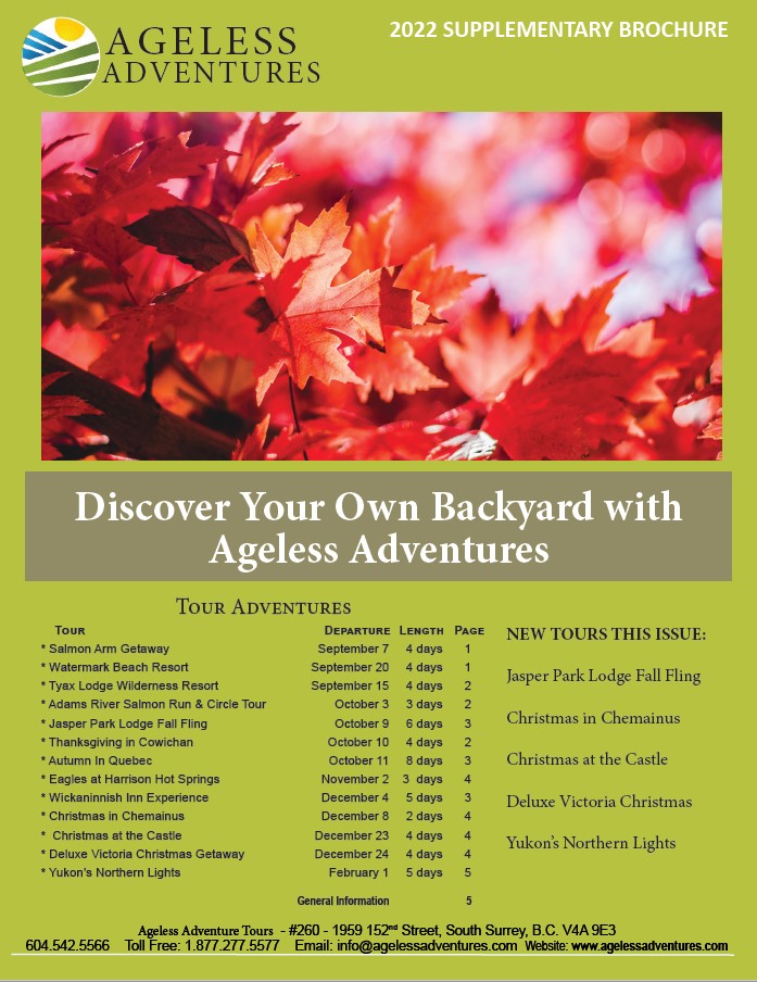 Victoria Garden Tour Ageless Adventure Tours